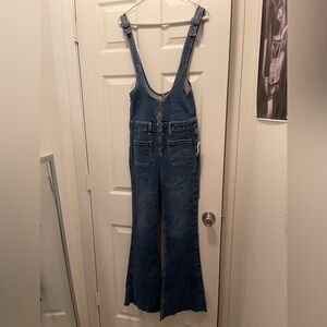 American Eagle Denim Overalls size 4